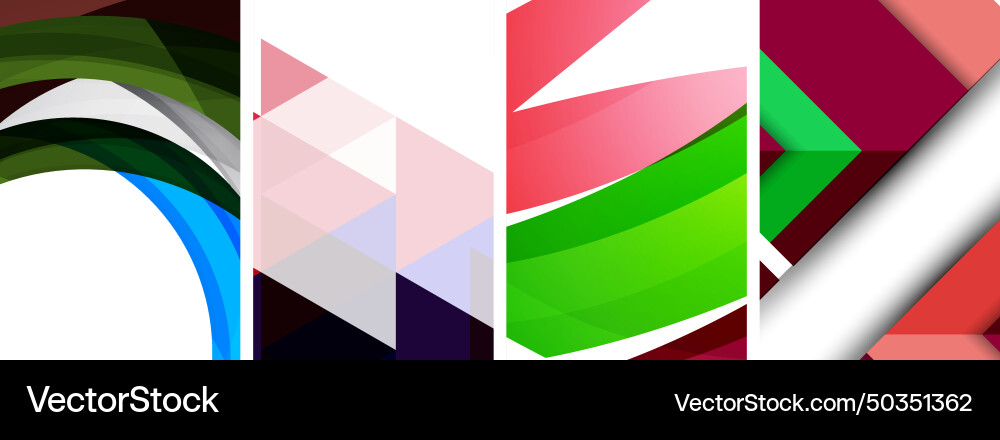 Minimal geometric abstract background with circles Vector Image