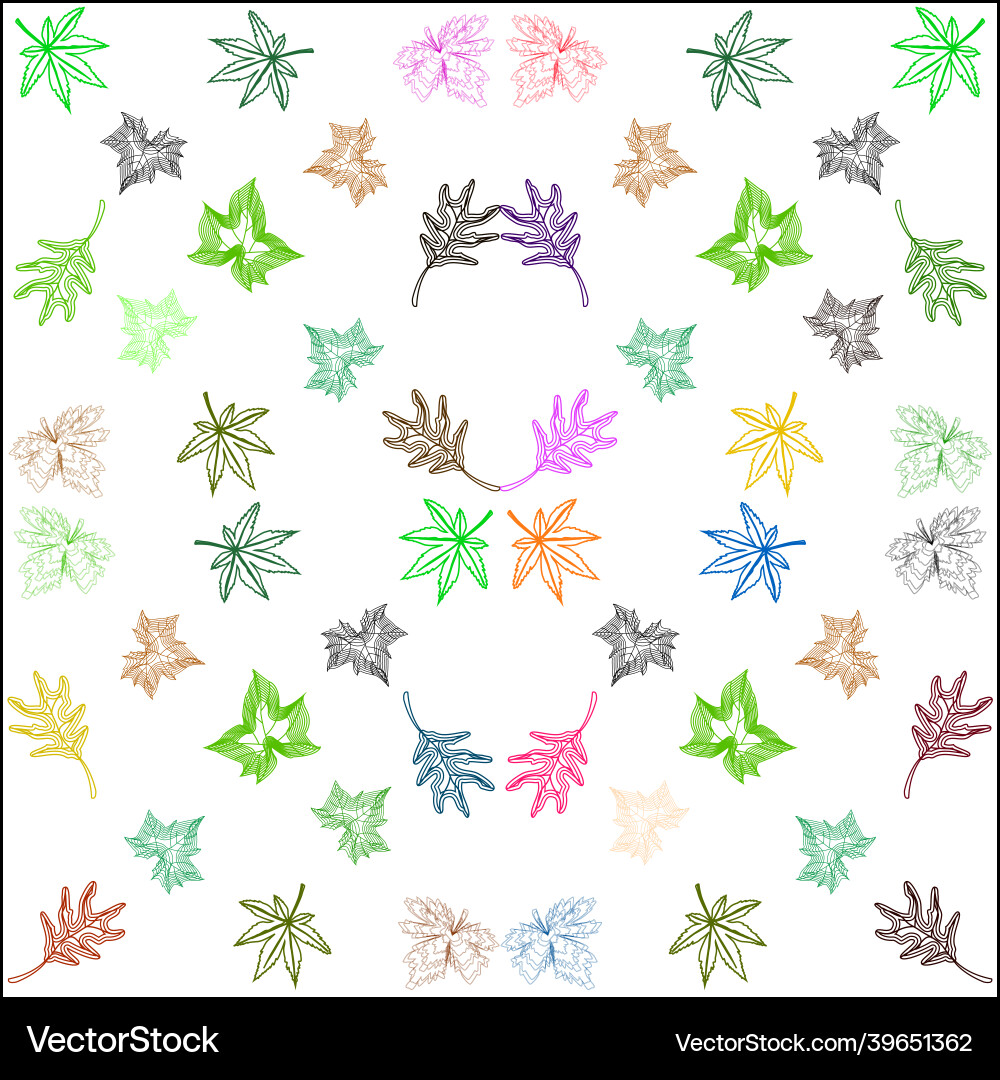 Print seamless patterns design vector image