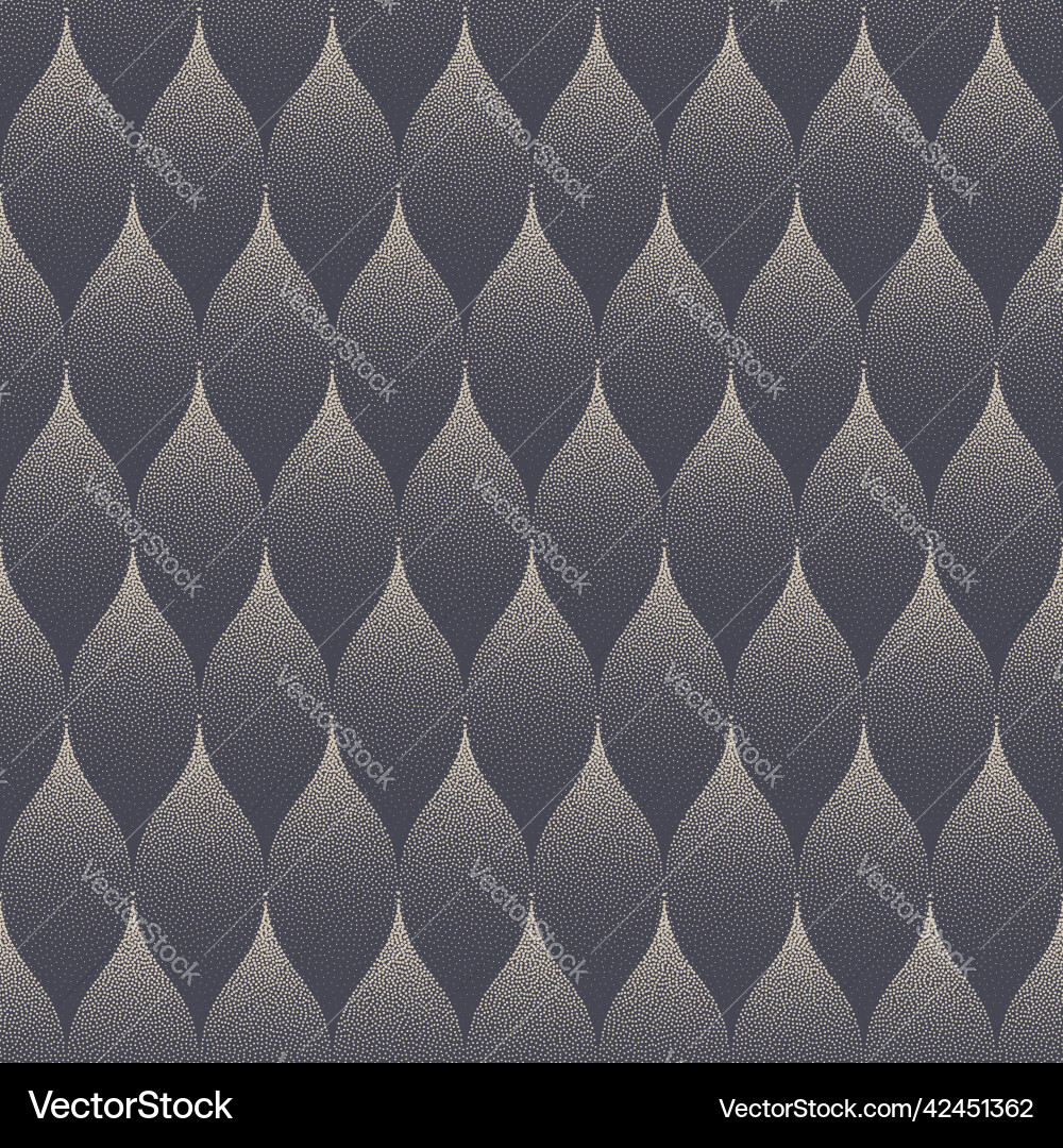 Retro Stippled Scale Pattern vector image
