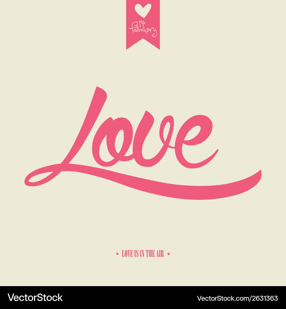 Abstract love background with some special objects Vector Image