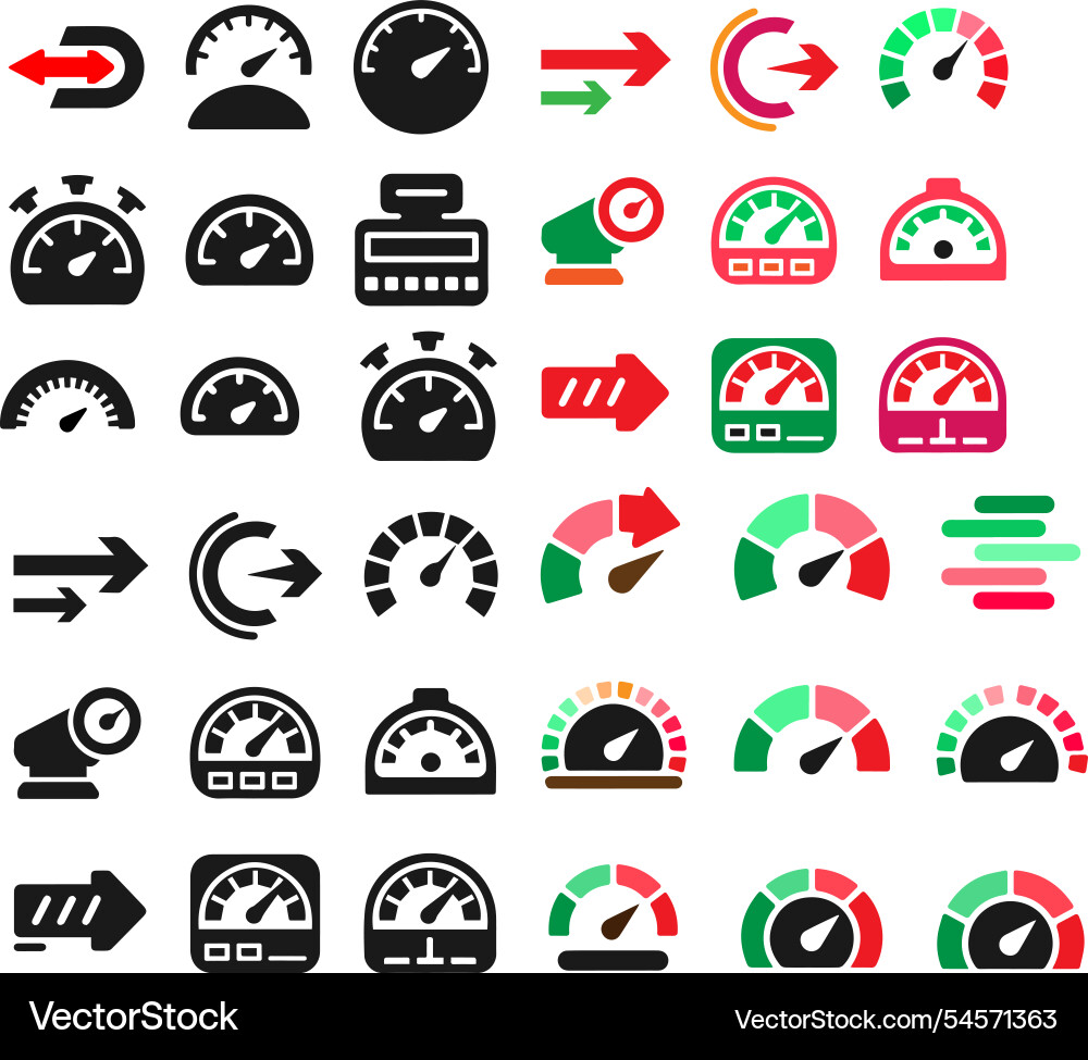 Analytics and data representation icons Analytics and data representation icons vector image