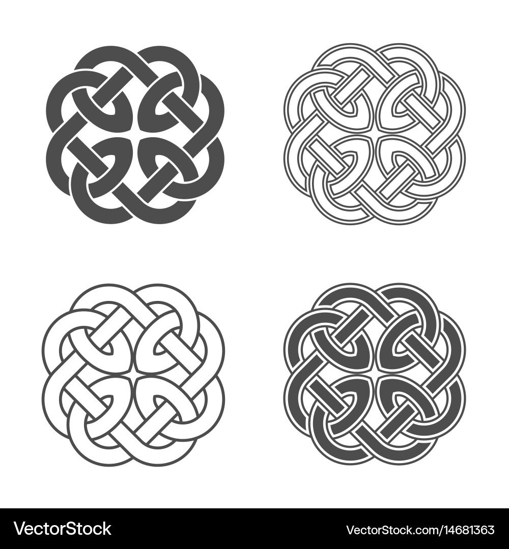 Celtic Knot Ornament vector image