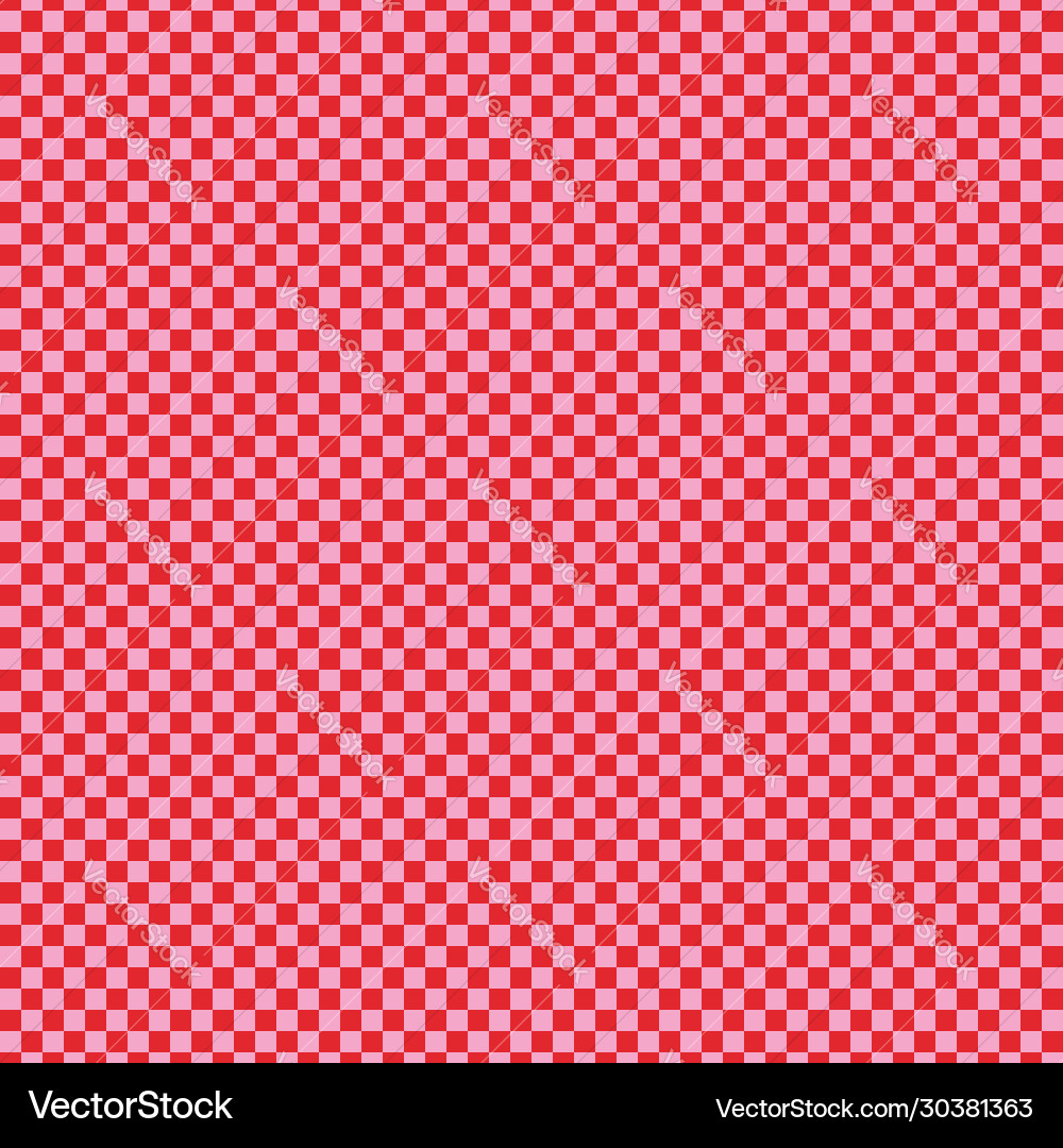 Red and pink little squares repeat pattern print Red and pink little squares repeat pattern print Vector Image