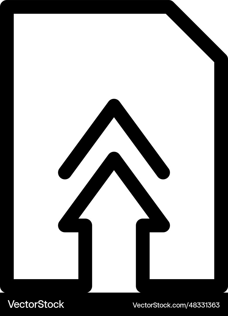 Upload file icon Upload file icon Vector Image