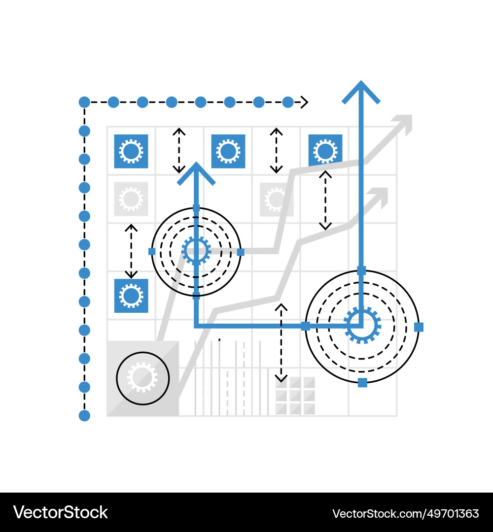 Web-Programm-Algorithmus Web-Programm-Algorithmus vektorbild