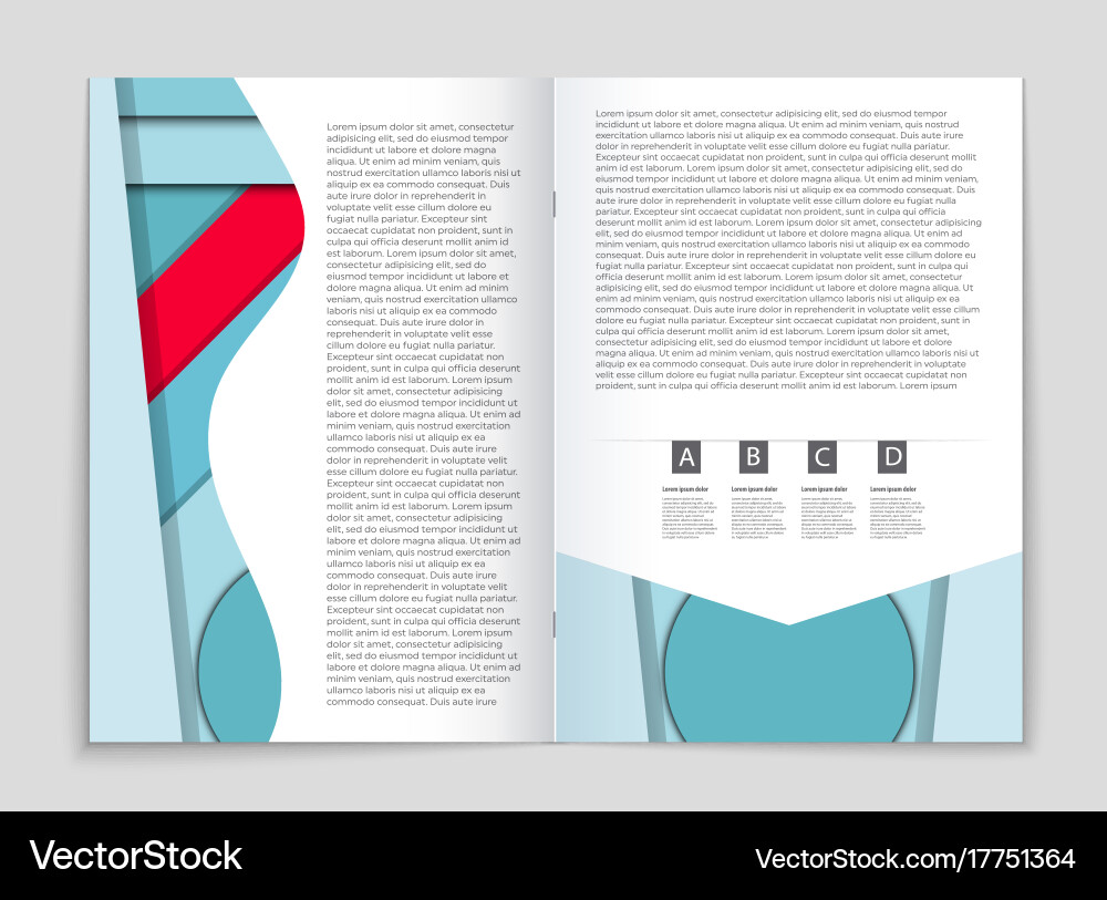 Abstract layout background set for art Vector Image