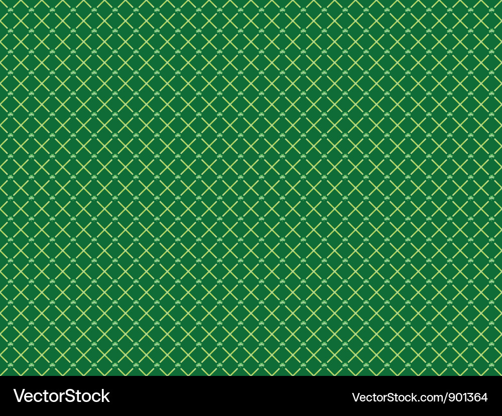 Background with shamrock vector image