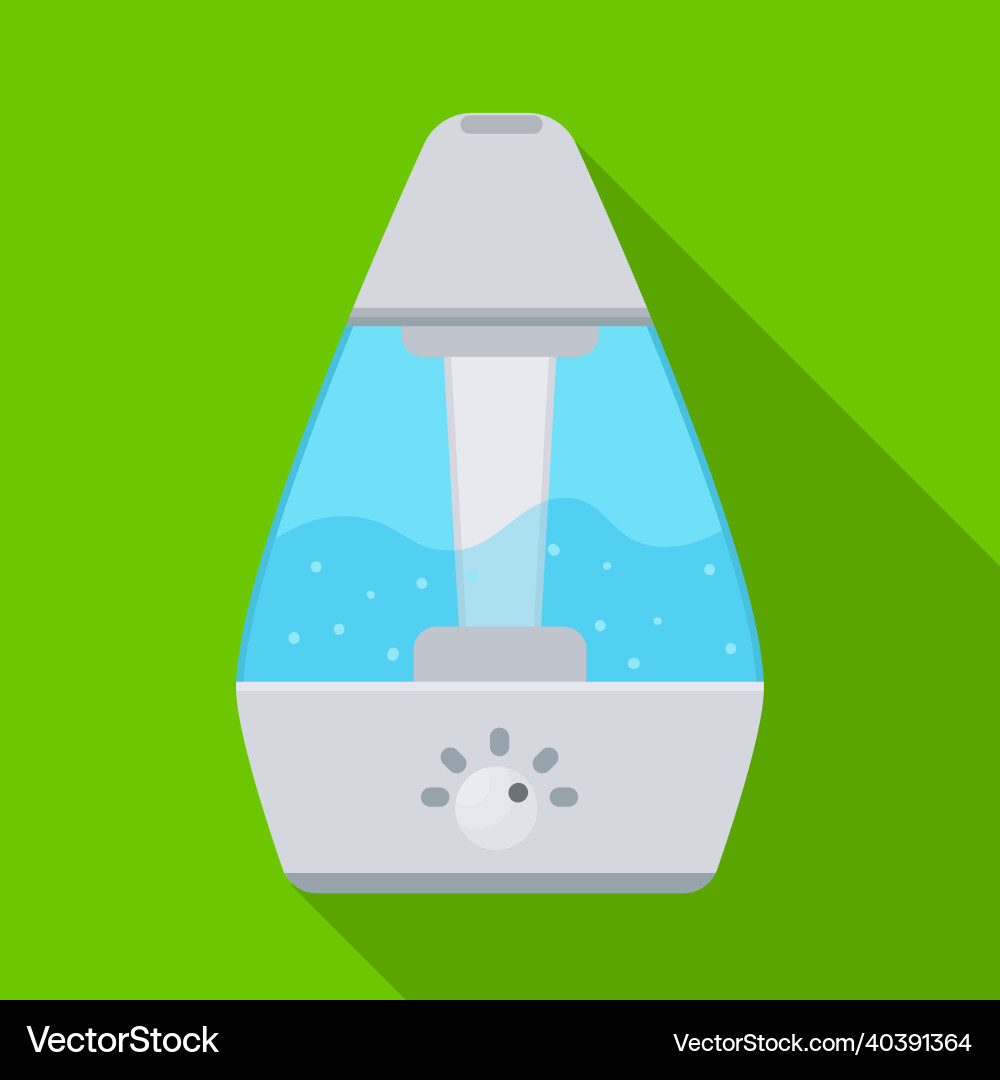 Design of humidifier and machine symbol Vector Image