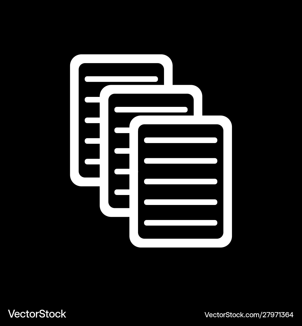 Document and background Vector Image