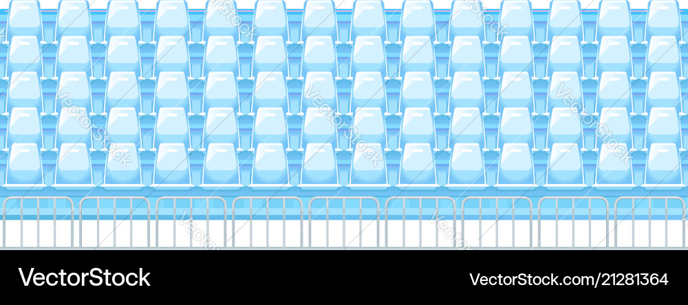 Empty Stadium Rows vector image