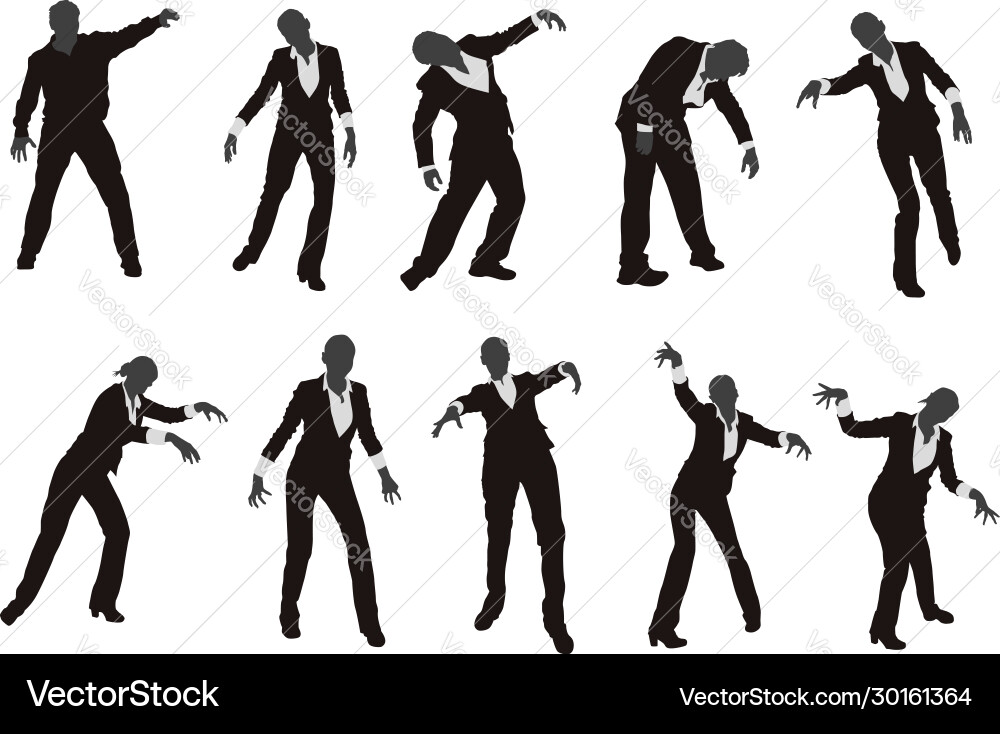Picture zombie22 set06 Picture zombie22 set06 vector image