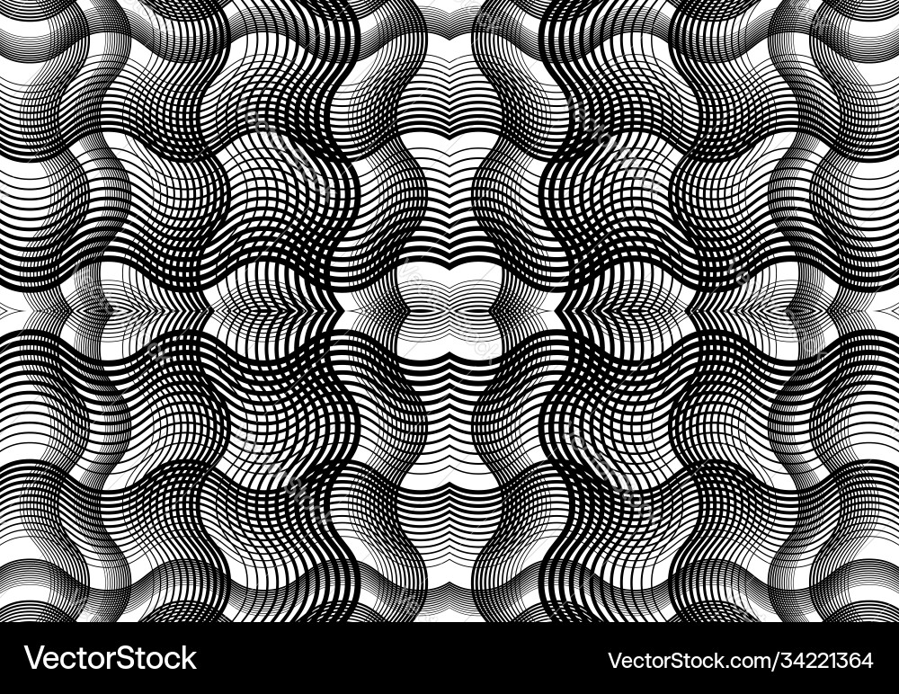 Repeatable and tileable grid mesh zig-zag Repeatable and tileable grid mesh zig-zag vector image