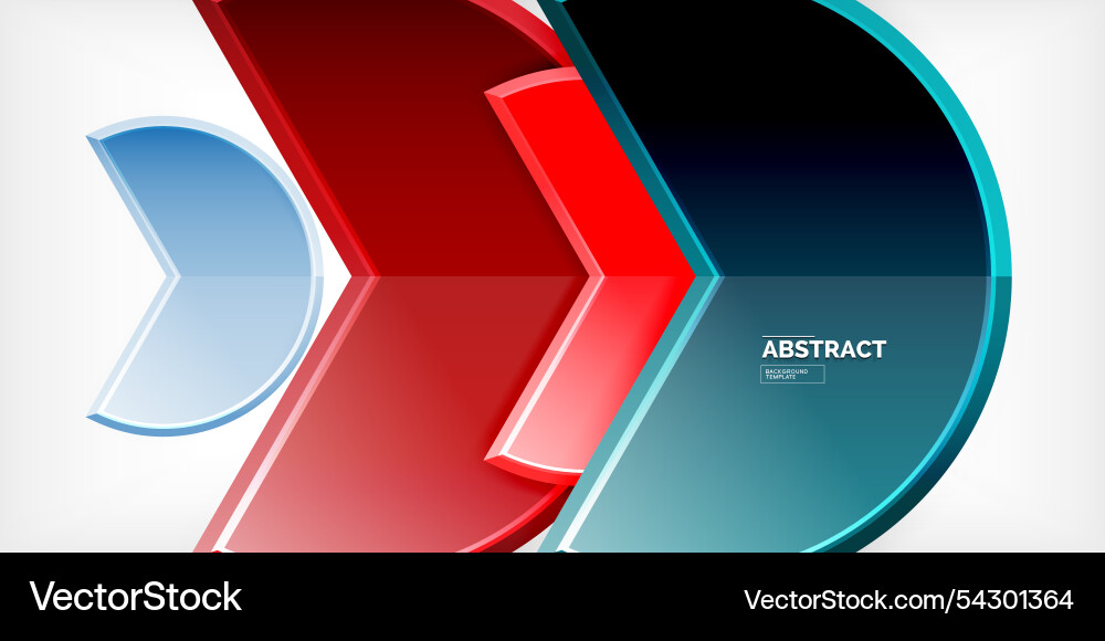 Trendy round shapes with triangular angle design Trendy round shapes with triangular angle design Vector Image