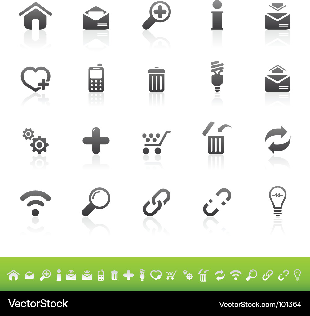 Web Icon Set vector image