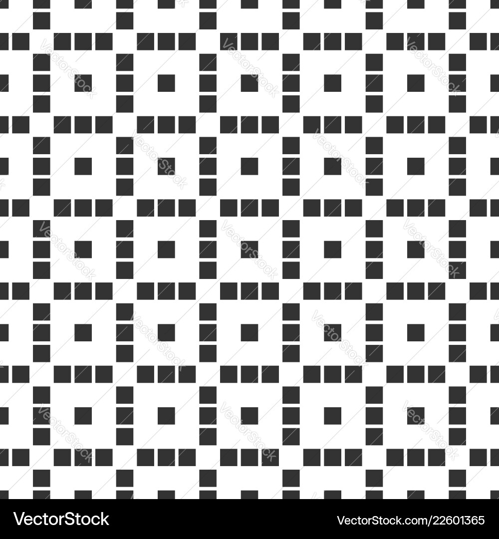 Monochrome repeatable pattern with structure Vector Image