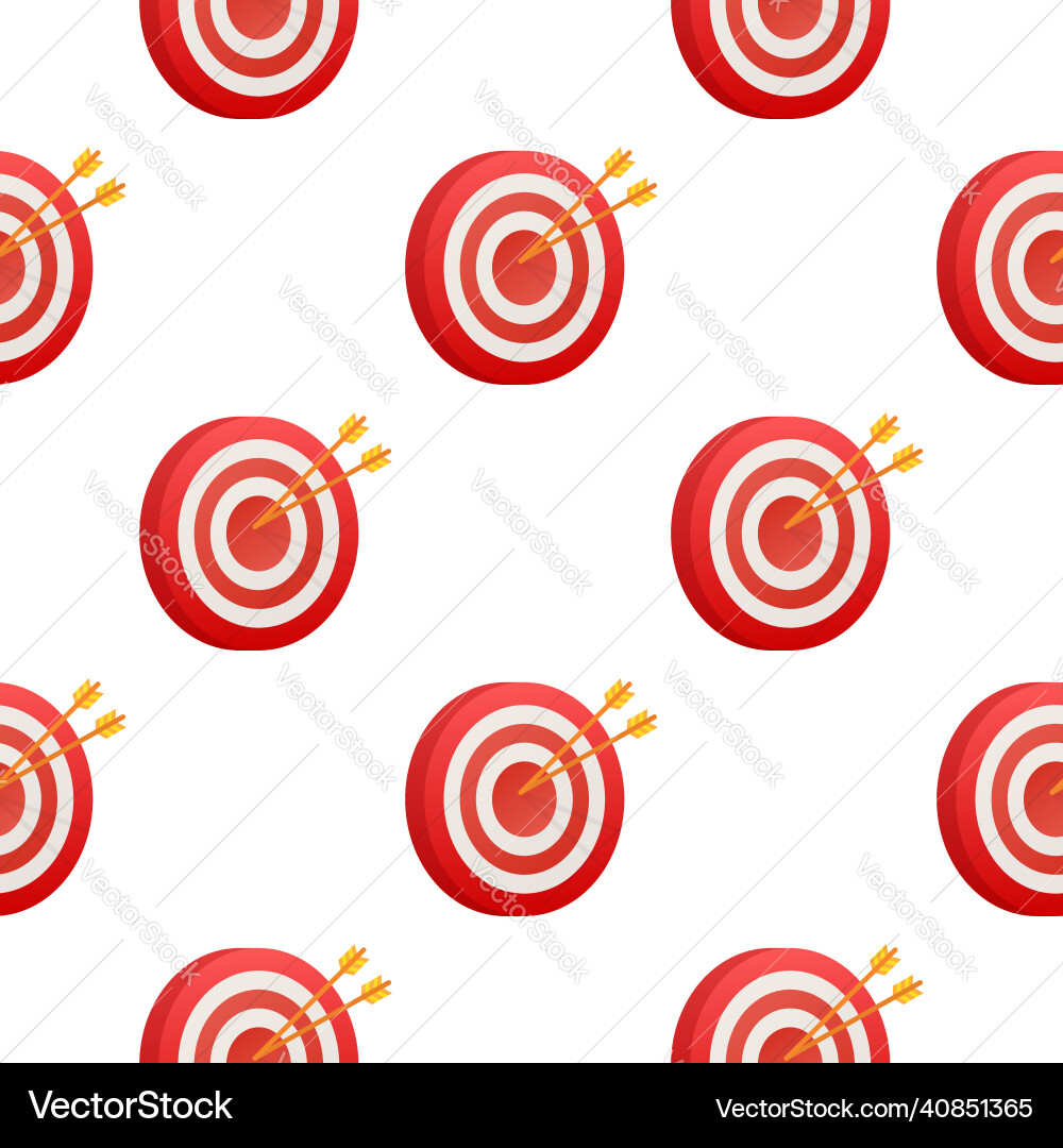 Target icon pattern isolated Target icon pattern isolated vector image