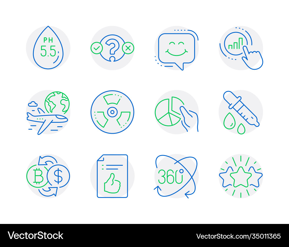 Technology icons set included icon as graph chart Technology icons set included icon as graph chart vector image