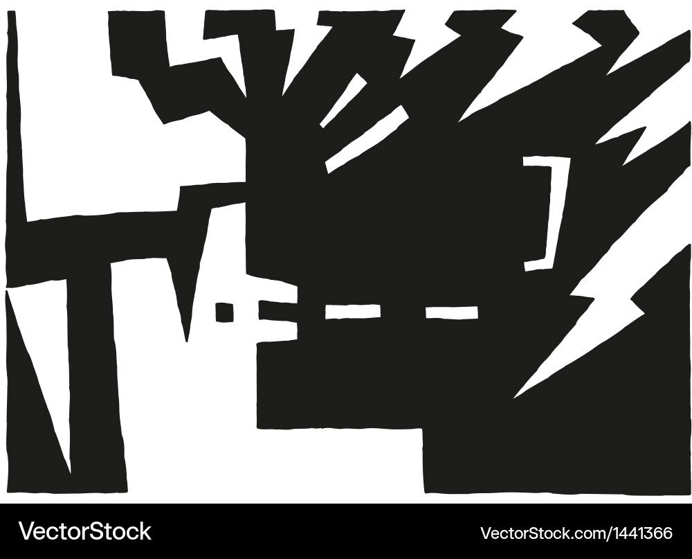 Abstract Sharp Lines vector image