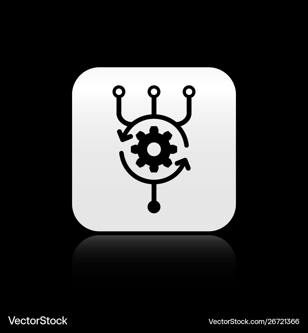 Black algorithm icon isoliert auf Hintergrund Black algorithm icon isoliert auf Hintergrund vektorbild