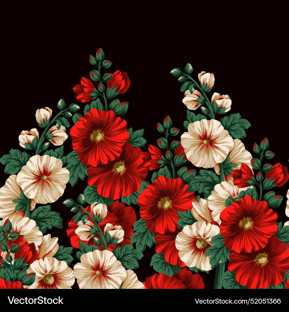 Border with mallows Border with mallows Vector Image