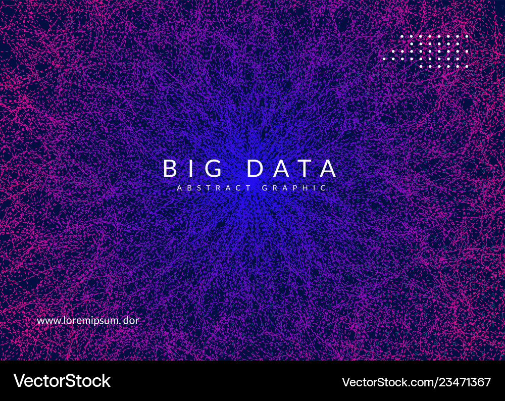 Big data background technology for visualization Big data background technology for visualization Vector Image