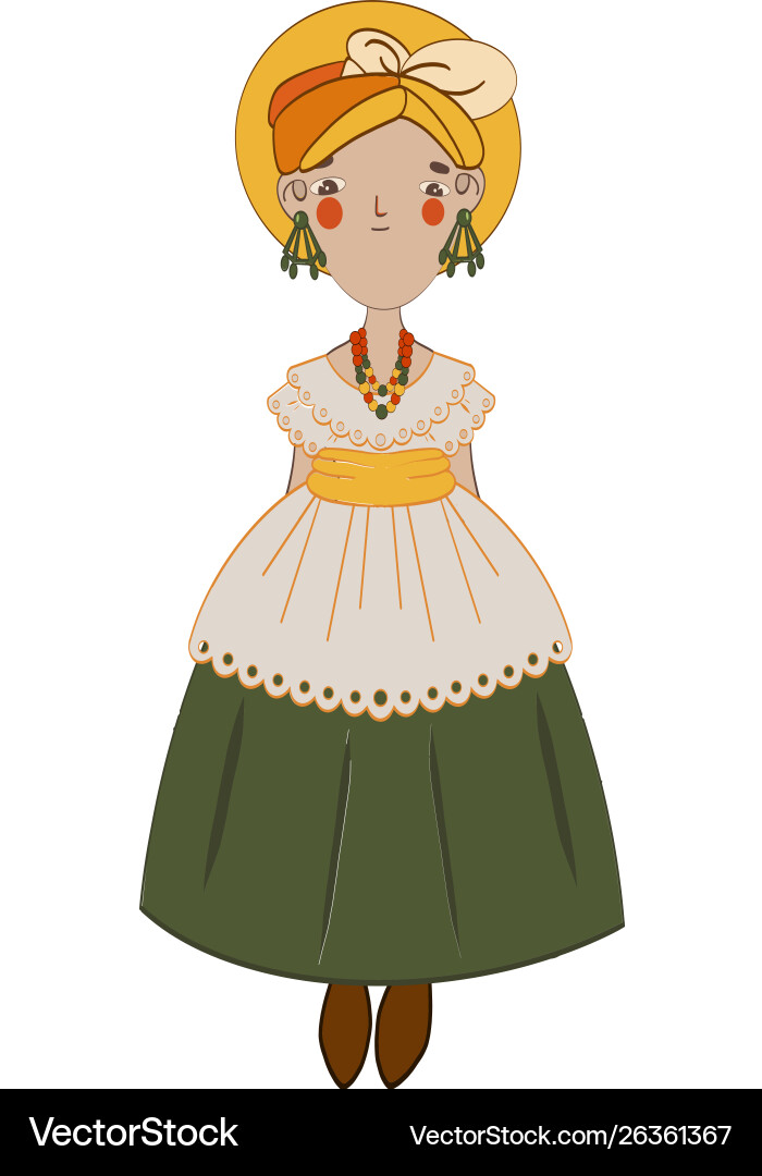 Cute blonde england woman with jewelry and long Cute blonde england woman with jewelry and long vector image