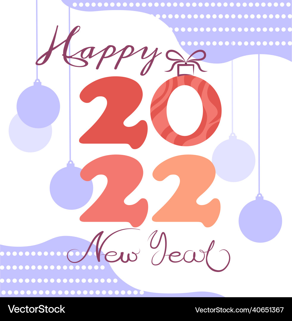 Happy new year Happy new year vector image