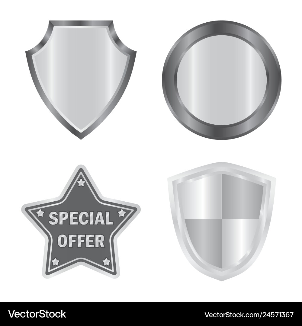 Isolated object of emblem and badge symbol Isolated object of emblem and badge symbol vector image