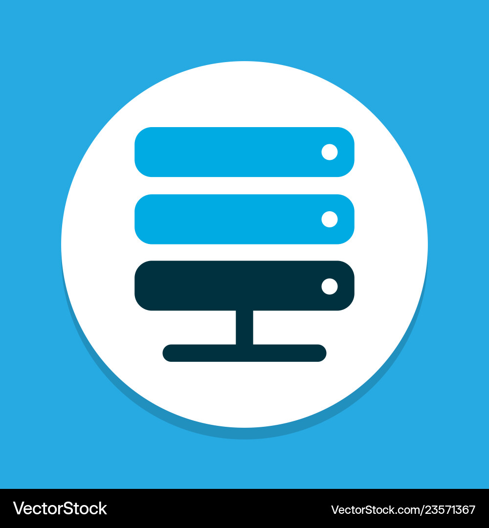 Server Icon - Network Element vector image