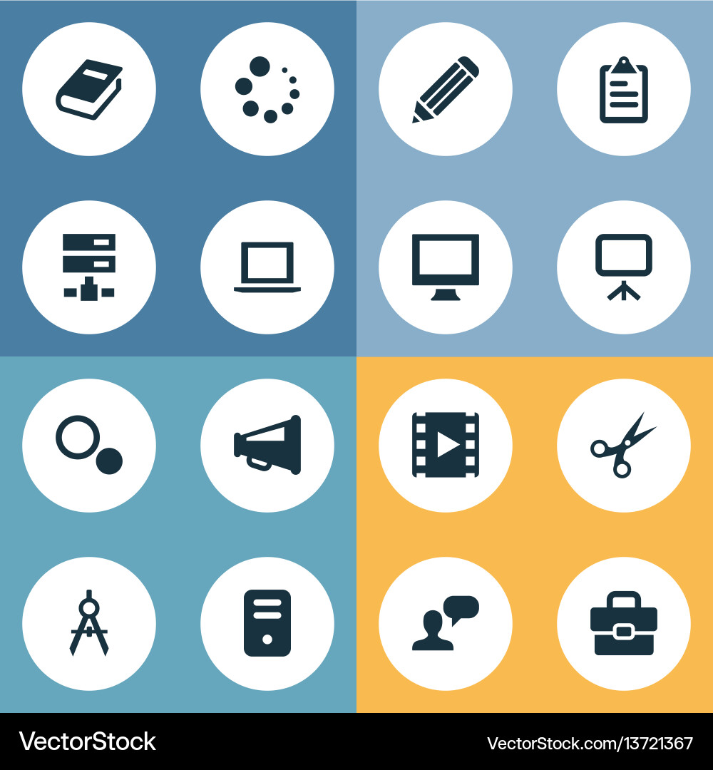 Set of simple icons Set of simple icons vector image