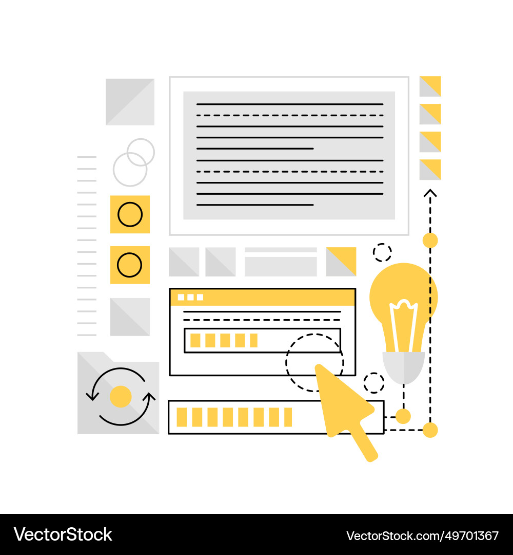 Web-Programmiersystem Web-Programmiersystem vektorbild