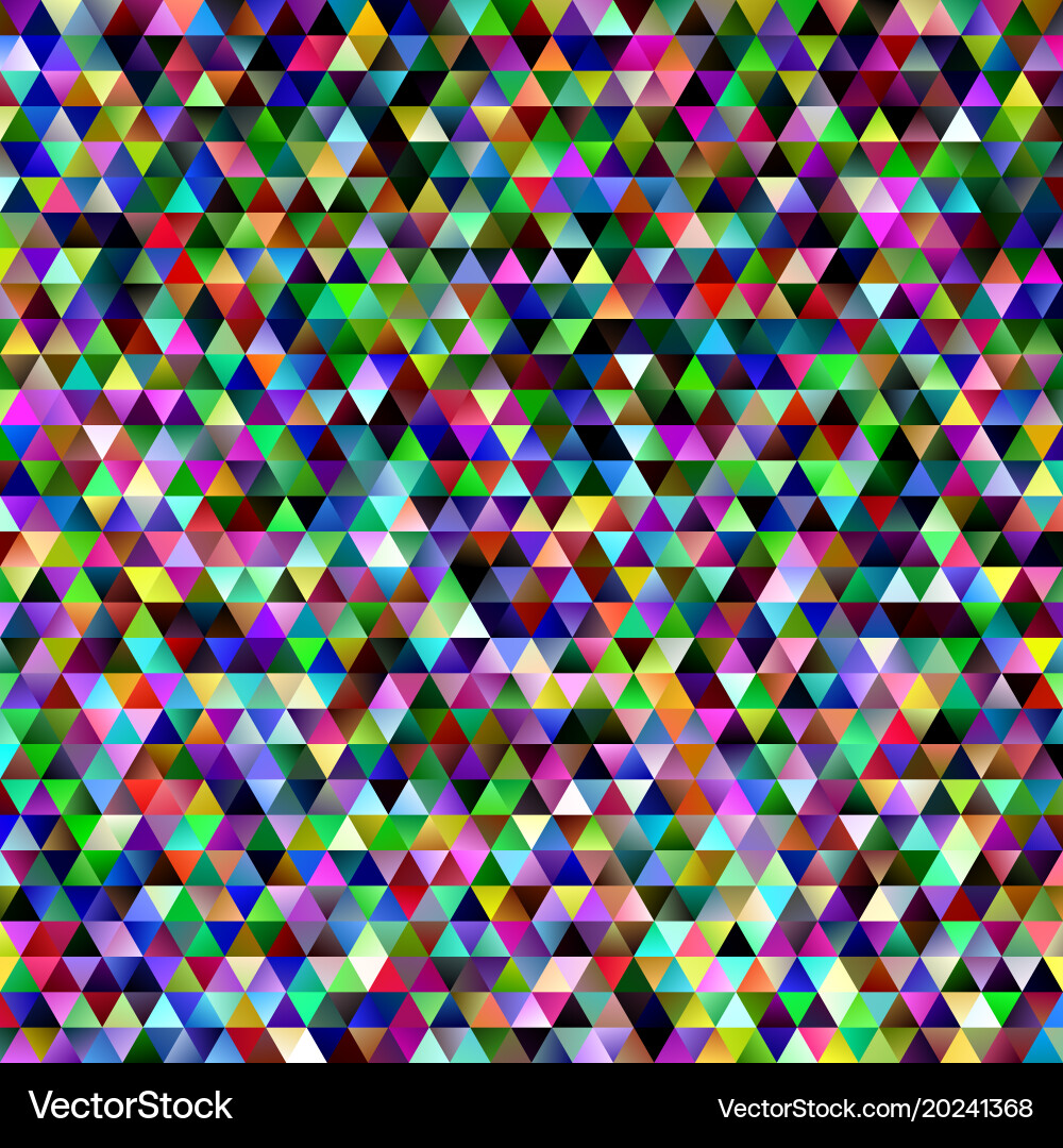 Abstract gradient tiled triangle pattern vector image