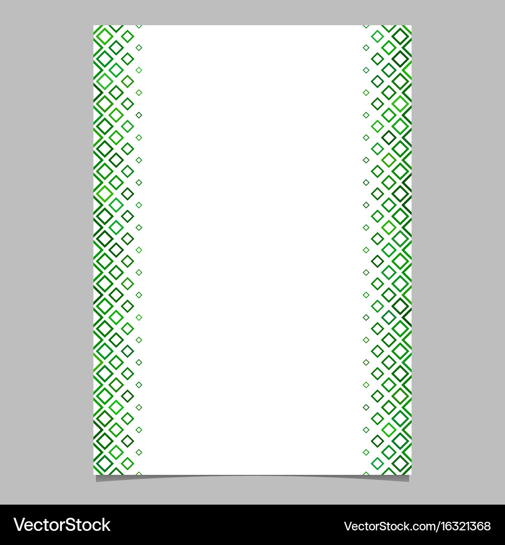 Diagonal square pattern page template - graphic vector image