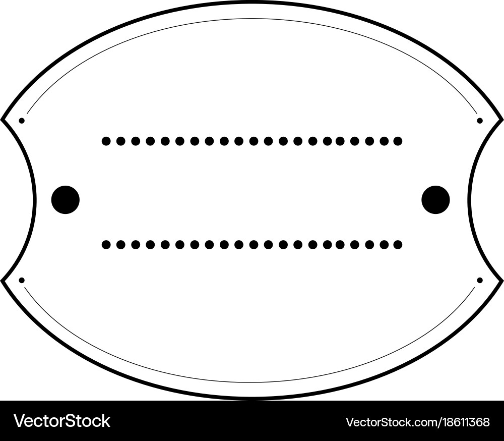 Isolated empty label Vector Image