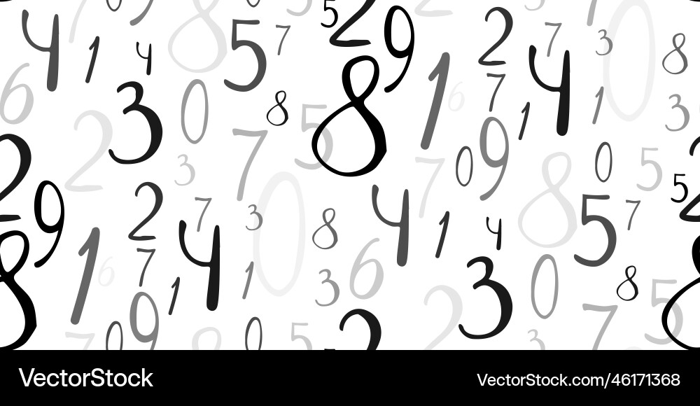 Mathematical background of different numbers Mathematical background of different numbers vector image