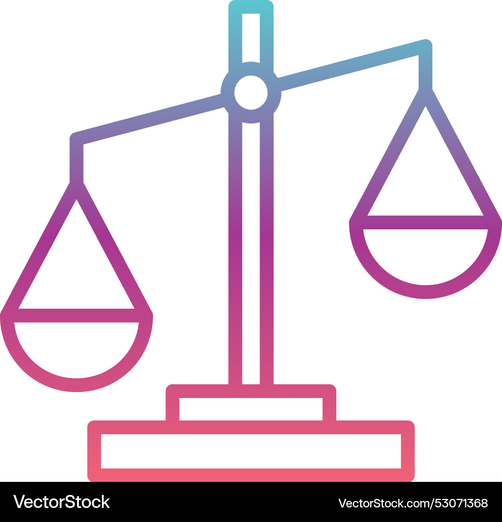 Unbalanced line gradient design Vector Image