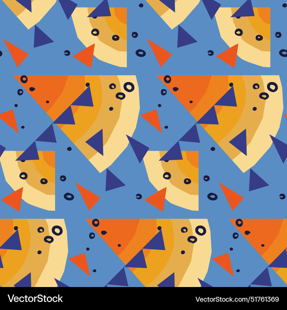 Abstract seamless pattern with radiant gradient Vector Image