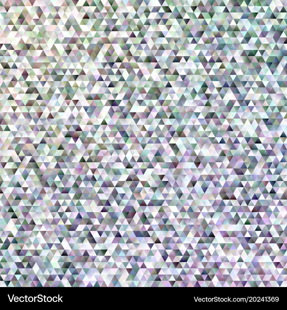 Geometric regular triangle mosaic background vector image