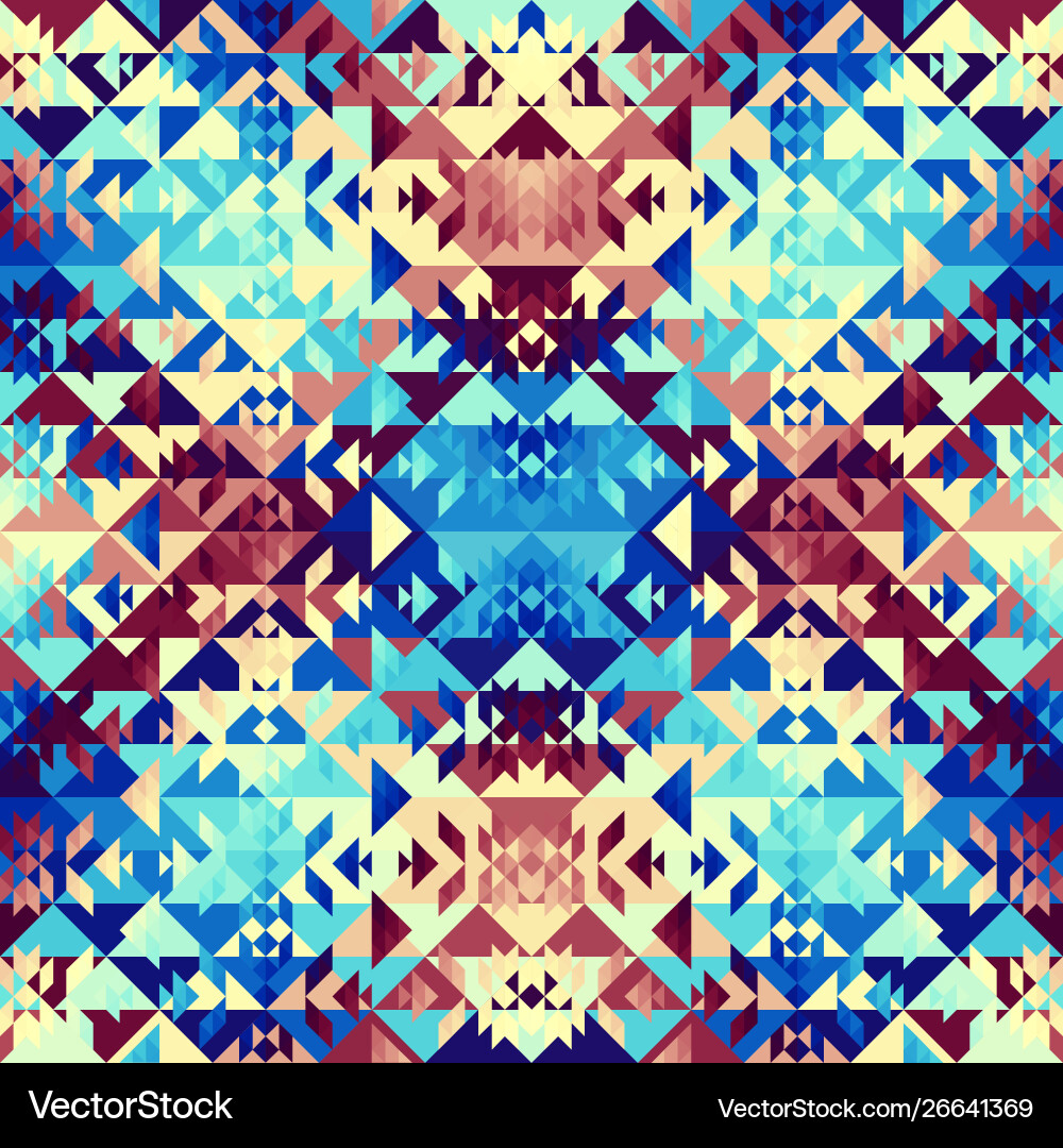 Seamless pattern background a triangles Seamless pattern background a triangles vector image