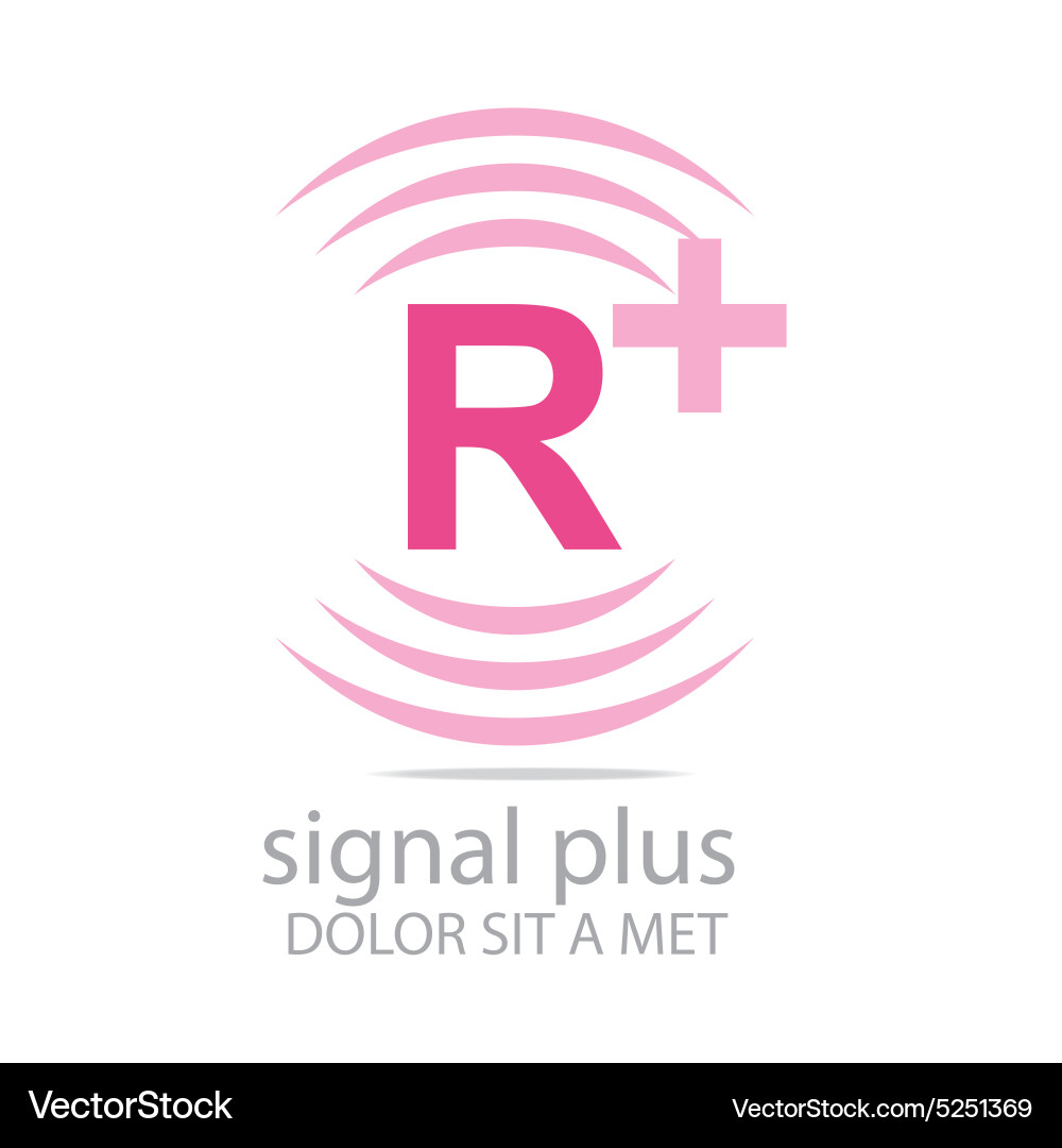 Signal R Plus Logo - Pink Wireless Network – Royalty-Free Vector |  VectorStock