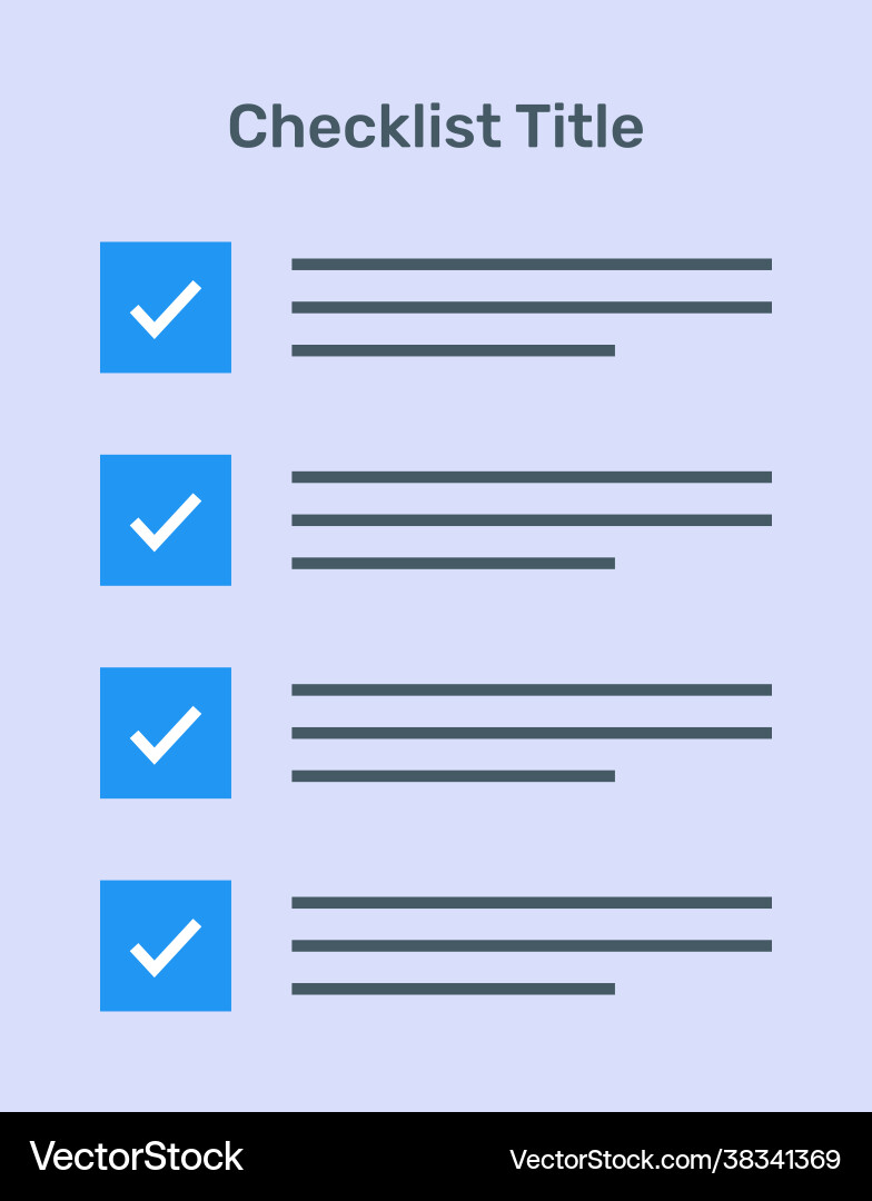 Todo list Vector Image