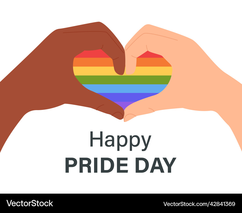 Two hands create a heart shape Two hands create a heart shape vector image