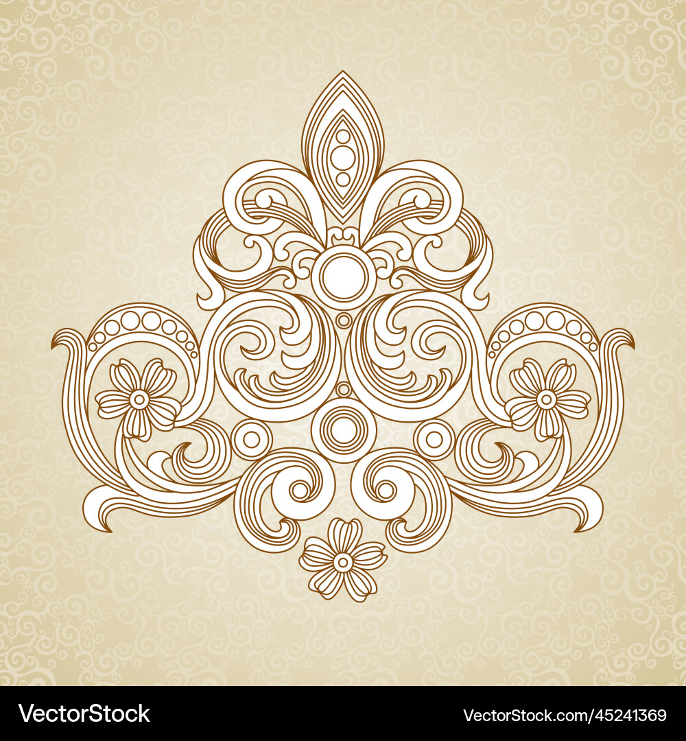 Vintage Ornate Muster mit Platz für Ihren Text Vintage Ornate Muster mit Platz für Ihren Text vektorbild