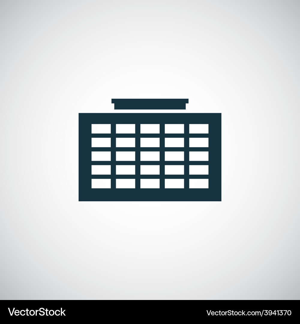 Building icon vector image