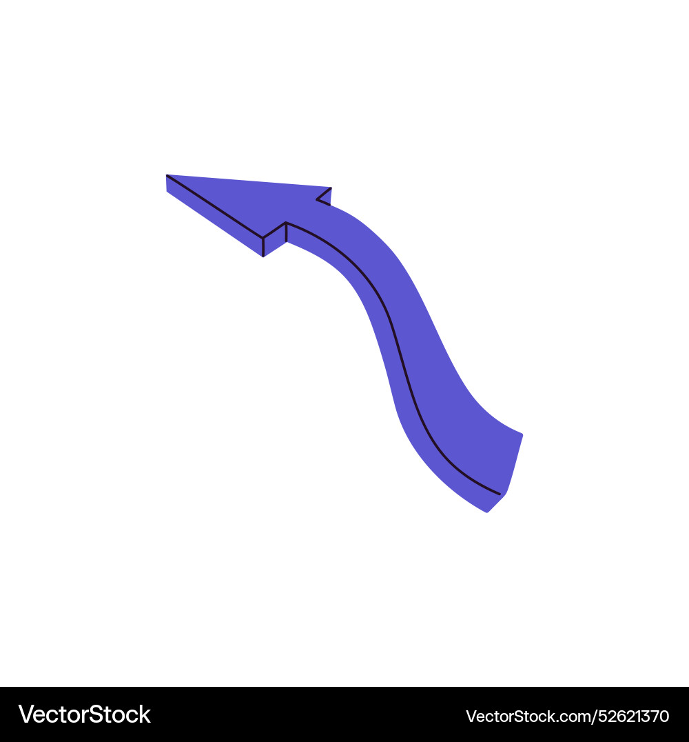 Curve mit Cursor zeigt Änderung des Routenzeichens Curve mit Cursor zeigt Änderung des Routenzeichens vektorbild