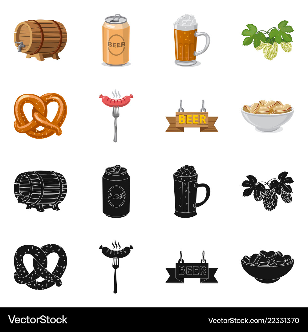 Design of pub and bar icon set Design of pub and bar icon set vector image