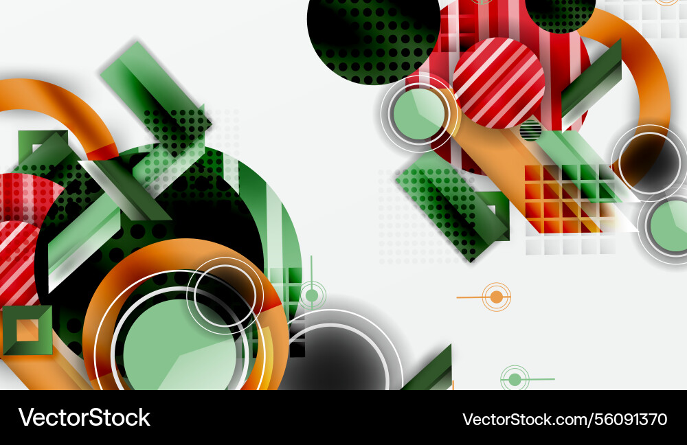 Dynamic complex geometric abstract background Dynamic complex geometric abstract background vector image