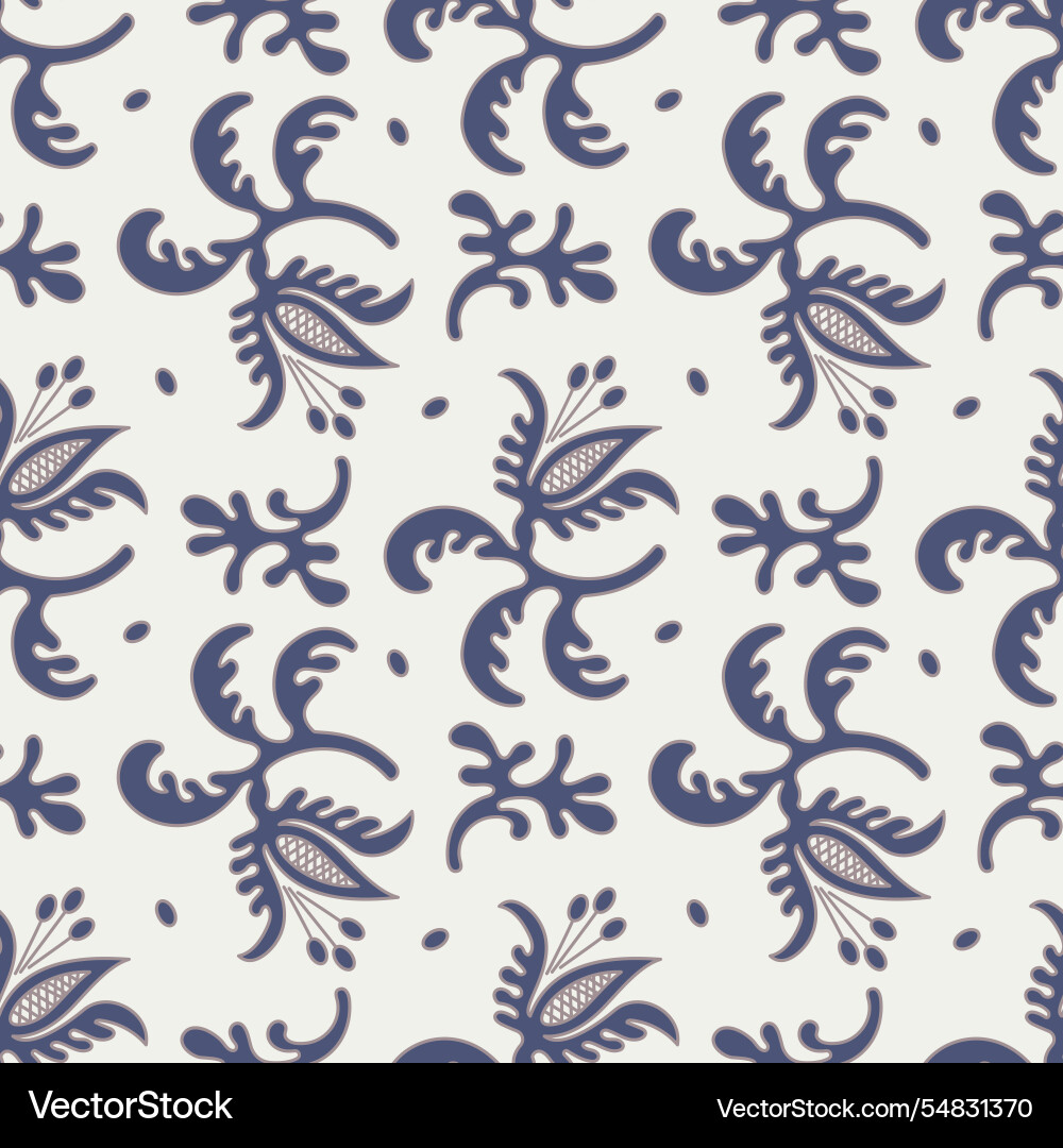 Flower seamless pattern element elegant Flower seamless pattern element elegant Vector Image
