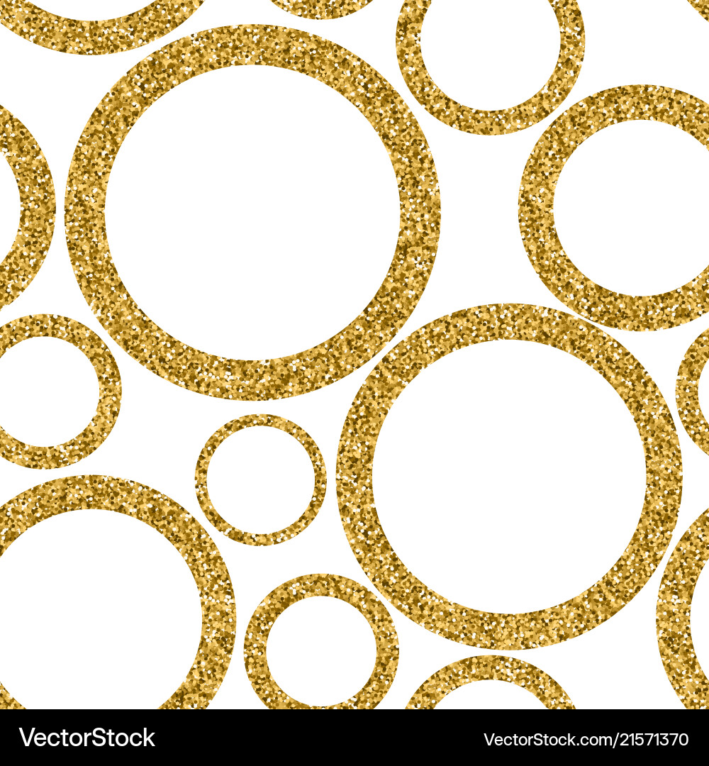 Gold abstract seamless pattern with dots Gold abstract seamless pattern with dots vector image