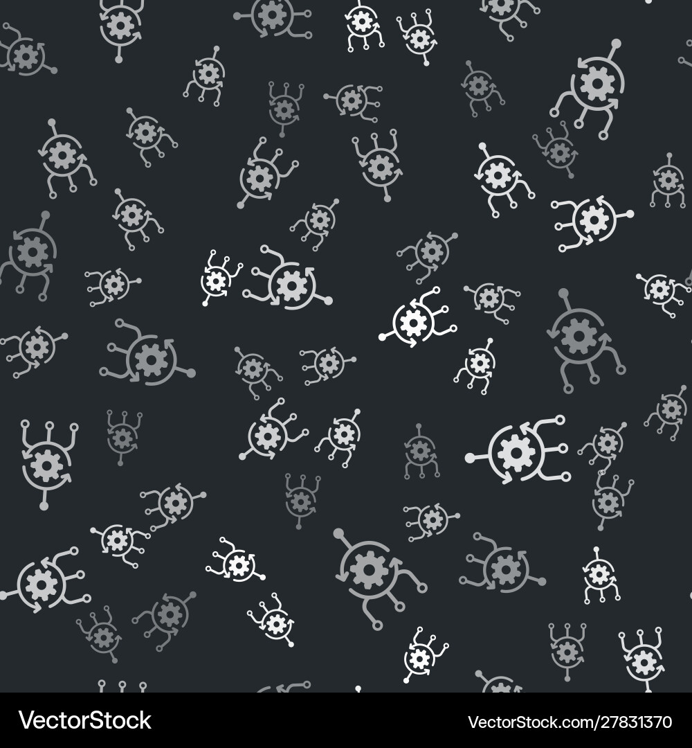 Graue Algorithmus-Symbol isoliert nahtloses Muster Graue Algorithmus-Symbol isoliert nahtloses Muster vektorbild
